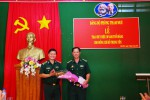 Đảng bộ Phòng Tham mưu, BĐBP Bình Phước tặng hoa chúc mừng đồng chí Đỗ Trọng Yến