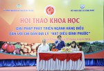 Đồng chí Trần Tuệ Hiền, Phó Bí thư Thường trực Tỉnh ủy, Chủ tịch HĐND tỉnh phát biểu tại hội thảo