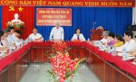 Đồng chí Nguyễn Văn Lợi, Ủy viên Trung ương Đảng, Bí thư Tỉnh ủy, Trưởng đoàn đại biểu Quốc hội tỉnh phát biểu kết luận buổi làm việc