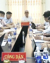 Đồng chí Nguyễn Văn Lợi, Ủy viên Trung ương Đảng, Bí thư Tỉnh ủy, Trưởng đoàn đại biểu Quốc hội tỉnh chủ trì buổi tiếp công dân định kỳ tháng 3-2021