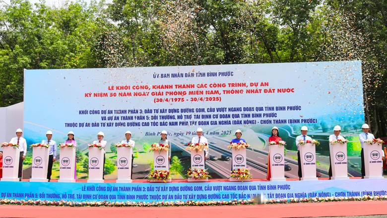 Bình Phước: Giao vốn đầu tư cho các dự án thành phần 1, 3, 5 cao tốc Gia Nghĩa - Chơn Thành