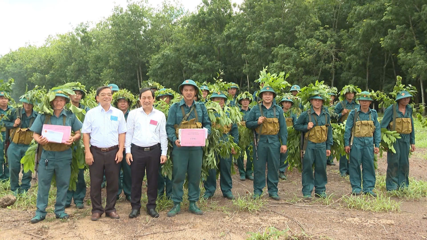 Chi bộ Quân sự xã Nha Bích: Học và làm theo bác bằng những việc làm thiết thực, gần dân, sát dân