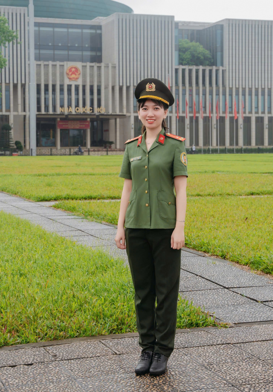 Thượng úy Nguyễn Thị Thương Thuận - Nữ chiến sĩ Công an tiêu biểu