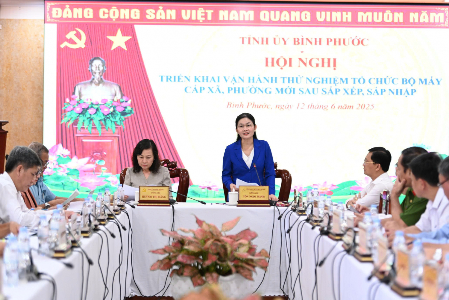 Ban Thường vụ Tỉnh ủy triển khai thực hiện vận hành thử nghiệm tổ chức bộ máy cấp xã tại 05 xã, phương mới